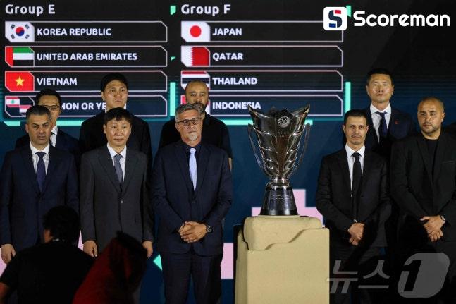 홍명보 VS 김상식 ‘2027 아시안컵 맞대결’···한국, 베트남·UAE 등과 E조 편성 ‘67년 만의 우승 도전’